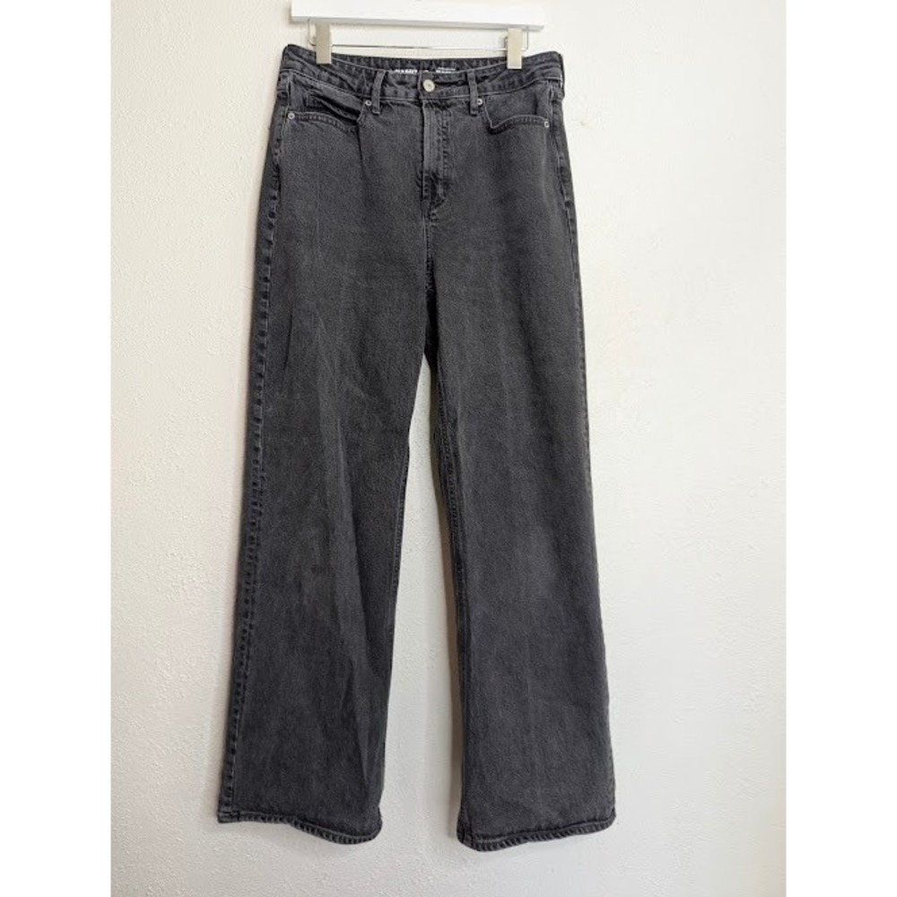 Old Navy Extra High Rise Sky Hi Wide Leg Womens Size 10 Baggy Grunge Classic